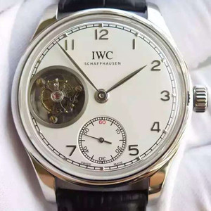 IWC Portugiesisch Tourbillon Serie, automatische echte Schwungrad mechanische Herrenuhr