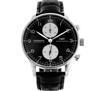 IWC V7 Version Portugiesische super ultradünne portugiesische Anzeige IW371404 Herren mechanische Uhr original authentische offene Form