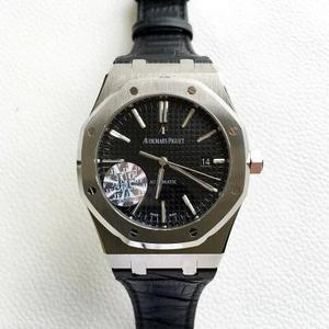 [JF] Audemars Piguet AP15400 HerrenGürtel schwarz Größe 41mm X 10MM Funktionsstunden, Minuten, Sekunden, Kalender