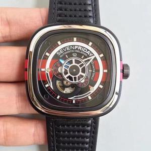 [KW Factory] SevenFriday Fashion Brand 7 Freitags Originalbestellung Original Original Top Nachgestellte mechanische Herrenuhr.