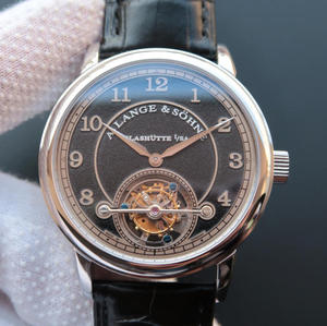 LH Lange \\ u0026 Co. 1815 Serie 730.32 Sandgestrahlte Limited Edition Handbuch Tourbillon Uhrwerk Herrenuhr.