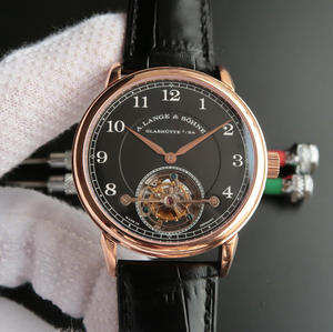 LH Lange 1815 Serie 730.32 Manuelle Tourbillon Gürteluhr.