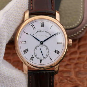 MKS Lange Classic 1815 Serie Unabhängige kleine Sekunden Herren mechanische Uhr, eine der Top Replik Uhren in Roségold