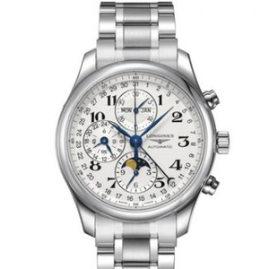 GS Longines Master Moon Phase L2.773.4.78.6 Uhr nimmt Shanghai 7751 Uhr an, um das original L.687 Uhrwerk aus Edelstahl zu ändern