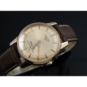 Schweizer Uhr Longines Longines 18K roségold Herrenuhr klassische Retro-Serie automatische mechanische kleine zweite Gold Herrenuhr Schweizer Uhr