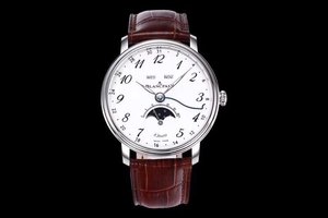 OM Neuer Produktschatz Villeret Classic Serie 6639 Mondphasen-Display Selbst gefertigtes 6639 Uhrwerk mit voll ausgestatteter Herrenuhr.