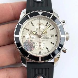 Oms neuestes Meisterwerk, die Super Ocean-Serie, kehrt stark zurück. Chrono Herren mechanische Uhr, Gummiarmband