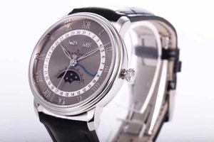 om neues Produkt Blancpain classic Serie 6654 Mondphase zeigen die höchste Version Uhr auf dem Markt selbstgefertigte 6654 Uhr Vollfunktion Herrenuhr