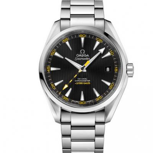 Omega Seamaster 150m Hornet Serie 231.10.42.21.01.002, schwarze Se-Nadel / graues Gesicht weiße Nadel mechanische Herrenuhr