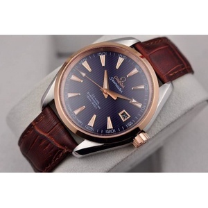 Schweizer Uhrwerk High Imitation Omega Seamaster Serie Uhr Swiss 8500 automatische mechanische Herrenuhr 18K Roségold