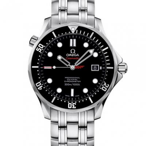 mks Fabrik Omega seamaster Serie 300m schwarz Gesicht Herren Taucher mechanische Uhr