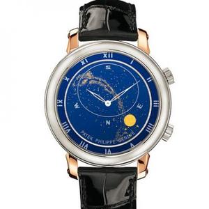 Patek Philippe verbesserte Version der mechanischen Uhr Replik der Sternenhimmel 5102PR-001 Geneva Sky-Serie.