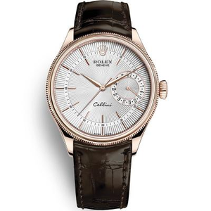 GM Rolex Cellini Serie m50515-0008 Herren automatische mechanische Uhr, Alligatorleder