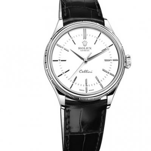 NB Rolex Cellini Serie 50509 Replik 3132 Automatik mechanisches Uhrwerk Rindslederarmband Herrenuhr