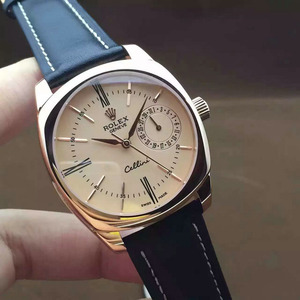 Rolex Cellini Serie 3-stellige Kalender Handanzeige Schweizer automatische mechanische Gürtel Herrenuhr