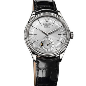 Rolex Cellini 50529 weiße Platte mechanische Herrenuhr. .