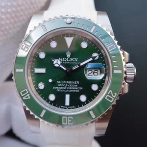 Rolex Green Water Ghost Green Ghost Version 7 SUB Submariner Serie 116610