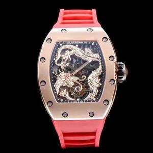 TW Fabrik RICHARD MILLE verwaltet RM057 Jackie Chan Panlong Tourbillon Uhr! Verwenden Sie mutig neue Leistungsmaterialien