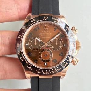 N fabrik v8 neue kundenspezifische Version von Rolex Daytona exklusiven Cal.4130 Kaffee-Nudeln mit Automatikaufzug