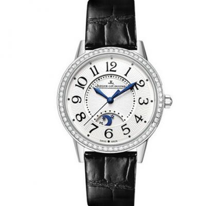 ZF Fabrik weibliche Uhr Jaeger-LeCoultre Dating Serie 3448421 Uhr blaue Scheibe automatische mechanische Damenuhr