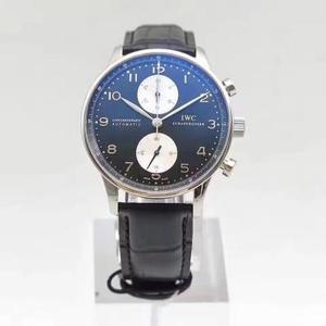 ZF Factory IWC Ultradünne portugiesische Meter IWC371417 Schwarzes Gesicht Weiße Augen Herren mechanische Uhr