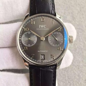 zf factory v4 hat die sieben graue Zifferblattuhr von IWC Portuguese perfekt nahtlos nachgestellt