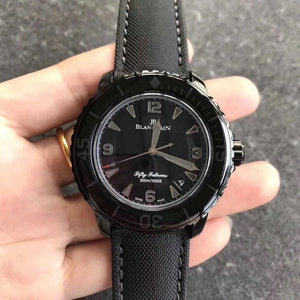 Zf versión de fábrica Blancpain 50? Samurai Negro, 45X15.5mm, 2836 modificado cal.1315 movimiento mecánico automático