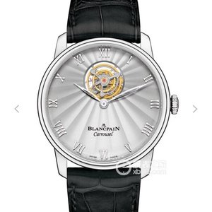 Re-grabado Blancpain serie clásica 66228 Reloj automático de tourbillon verdadero.