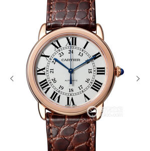 A8 Cartier London SOLO medio WSRN0021 reloj, diámetro 36mm, espesor 9.46, original 076 movimiento mecánico totalmente automático