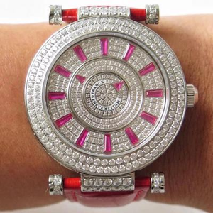 FM Franck Muller método Mullin DOBLE MYSTERY serie mecánico reloj joyería inlay atmósfera de moda