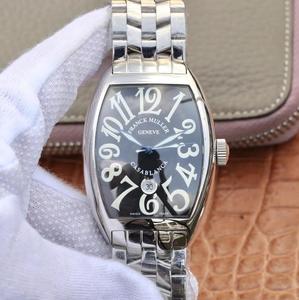 ABF Franck Muller Casablanca Series 8880 reloj, correa de acero reloj mecánico automático de los hombres, cara blanca