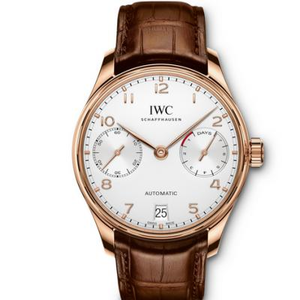 IWC 7 Modelo IW500701 Serie: Portugal Personalizado 52010 Movimiento Mecánico Automático Reloj de Hombre