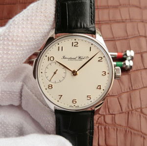 Reloj mecánico para hombre IWC Portuguese IW524204, escala plateada-blanca / escala dorada.