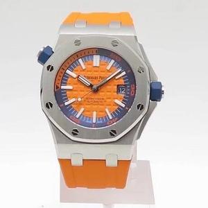 JF produjo AP Aibi 15710 Color Series Royal Oak Offshore Series Reloj mecánico para hombres versión V8.