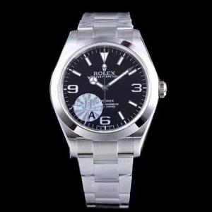 JF produjo Rolex EXP Explorer 214270 serie 2016 última versión EXP1 Explorer generación movimiento mecánico automático.