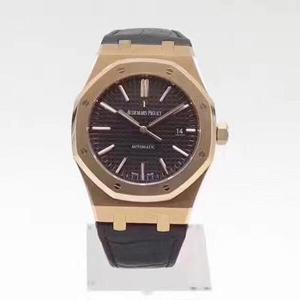 JF fábrica 2017 última versión actualizada de Audemars Piguet AP15400 correa de goma reloj mecánico para hombre.