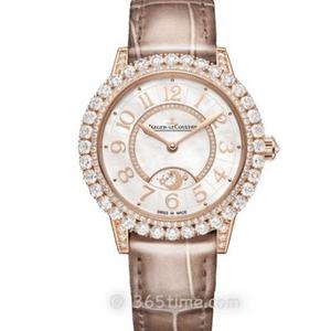 ZF Jaeger-LeCoultre data series Q3432570 reloj mecánico femenino de diamantes con fase lunar.