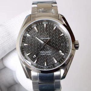 kw versión más alta 1-1 Omega Seamaster serie 150 correa de acero inoxidable movimiento mecánico automático reloj para hombre.