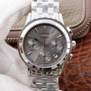 TW Longines Army Flag L4.803.4 series Apertura de molde genuino 1:1 para restaurar cada detalle del producto, superficie gris