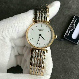 Longines L4.209.2.12.7 Jialan serie hembra ultradelgada reloj de cuarzo original auténtico molde abierto