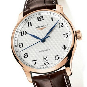 [Blast modelos sólo para] un artículos Longines (Longines) Master Series L2.628.8.78.3 18K rosa versión superior cuero