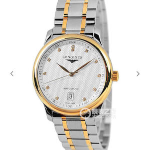 MK réplica Longines 18k oro reloj mecánico para hombre de 6 dígitos calendario único