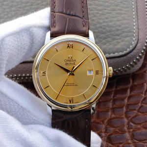 TW Omega New De Ville Series reloj mecánico de oro cara