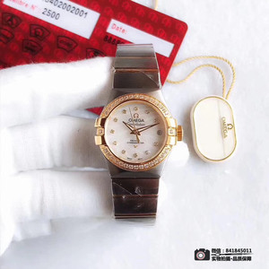 Nuevos productos Omega Constellation Series Ladies Reloj mecánico PLUMA pluma ligera marcación fritillaria