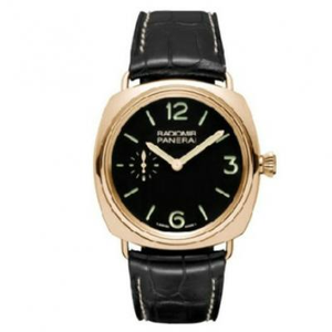 Máquina manual Panerai PAM378 P.999, máquina manual masculina de 42 mm a través de la parte inferior de la energía cinética durante 60 horas.