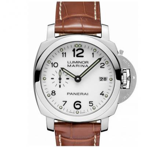 XF Panerai PAM523 LUMINOR serie 1950 señoras reloj P9000 movimiento mecánico automático a través de la parte inferior