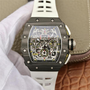 KV Richard Mille Miller RM11-03 Series Reloj Mecánico para Hombre (cinta negra)