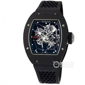 NT Richard Mille RM-035 Gratis 1 par de cinta de repuesto + 2 manijas anillo de goma multicolor Reloj de los hombres Correa de silicona Movimiento mecánico automático