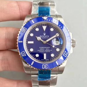 N Factory V7 Rolex Blue Water Ghost Nigga V7 Edition SUB Submariner Series 116610LN con calendario.