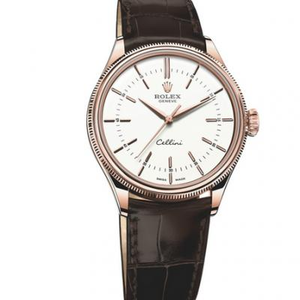 NB Rolex Rolex Cellini serie 50505 réplica 3132 movimiento mecánico automático reloj de hombre con correa de piel de vaca.